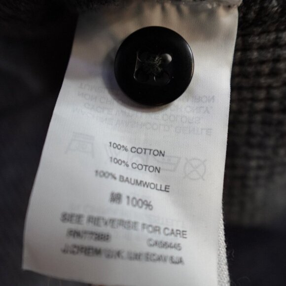 Wallace and Barnes Mens Henley Shirt Large Gray Waffle Thermal 100% Cotton - Picture 3 of 9